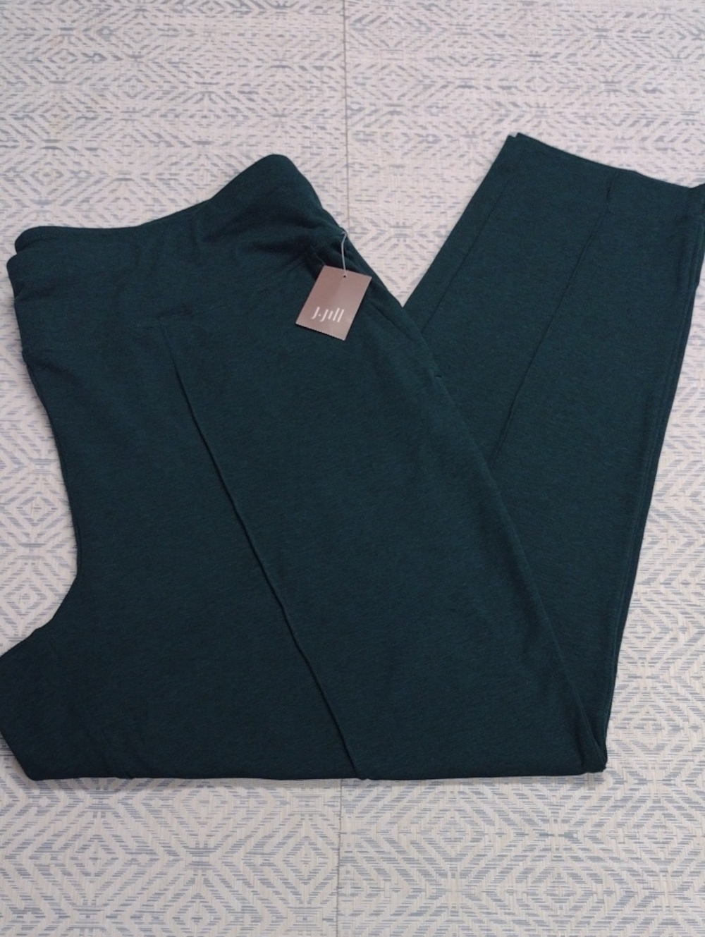 NEW J. Jill Forest Green Skinny Pull-On Pants
